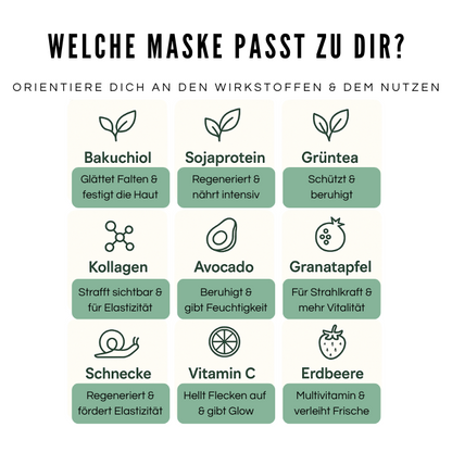 Korean Bakuchiolmaske für Vitalität & Feuchtigkeit